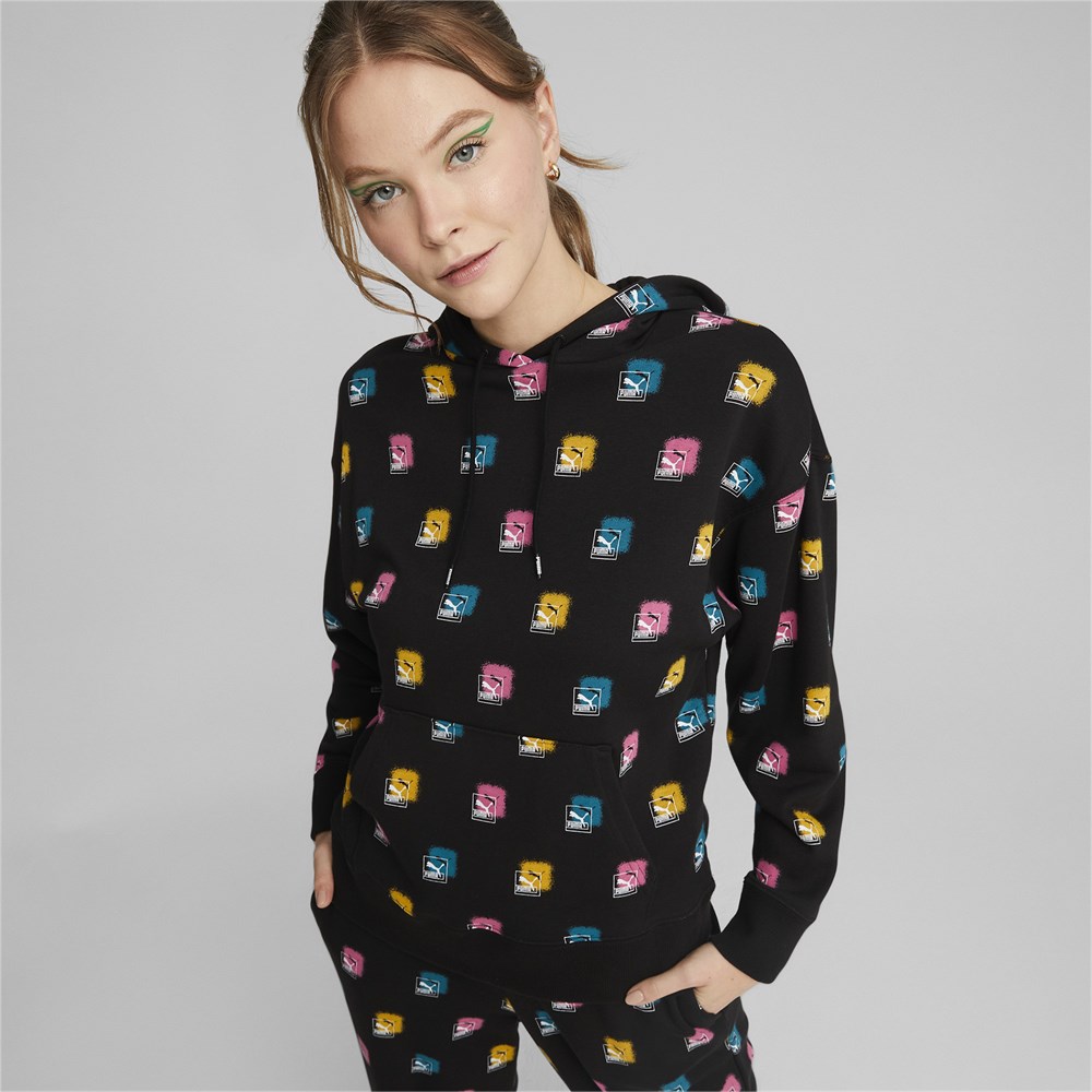 Brand Love Aop Hoodie Tr