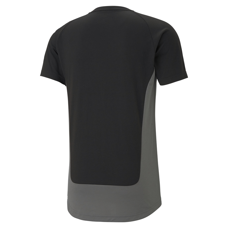 BVB Evostripe Tee Puma Black-CASTLEROCK