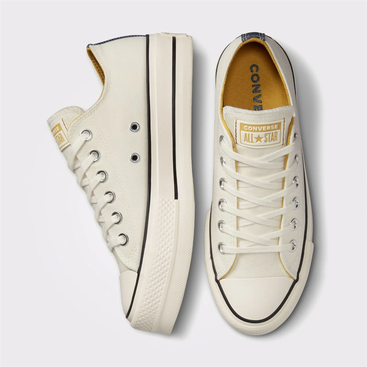 Chuck Taylor All Star Lift Platform Denim Fashion