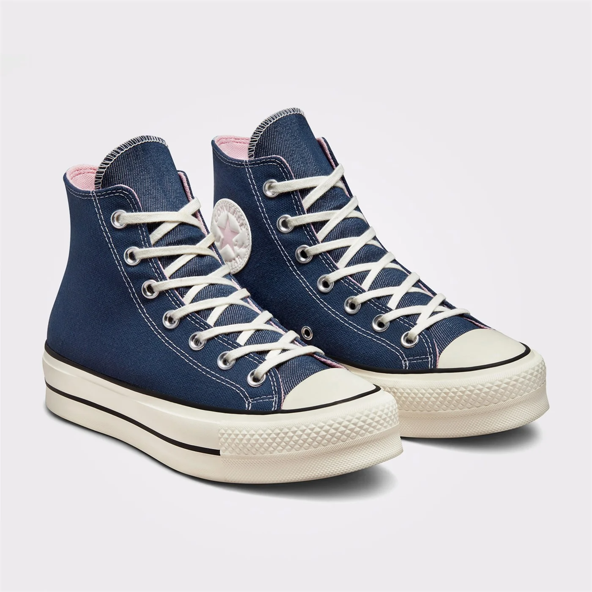 Chuck Taylor All Star Lift Platform Denim Fashion