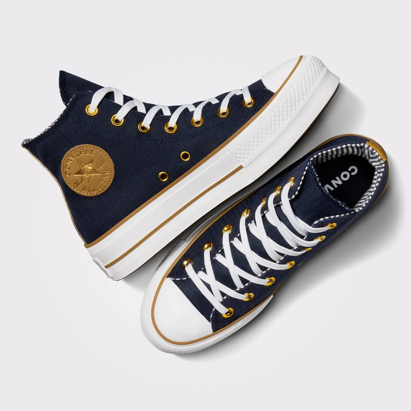 Chuck Taylor All Star Lift Platform Herringbone Stripe Kadın Snekaer