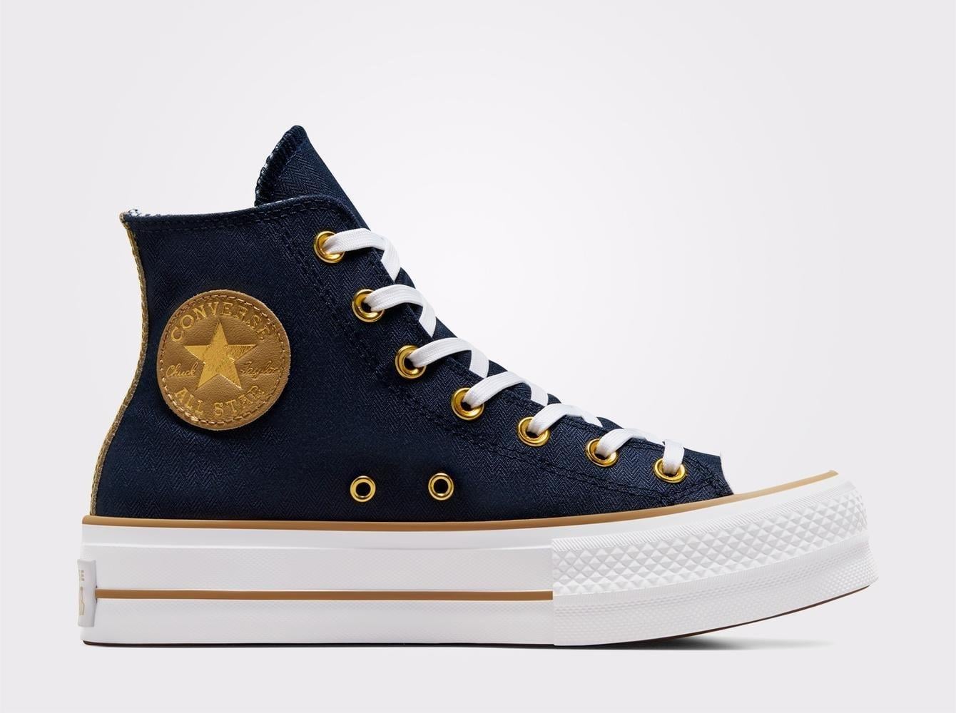 Chuck Taylor All Star Lift Platform Herringbone Stripe Kadın Snekaer