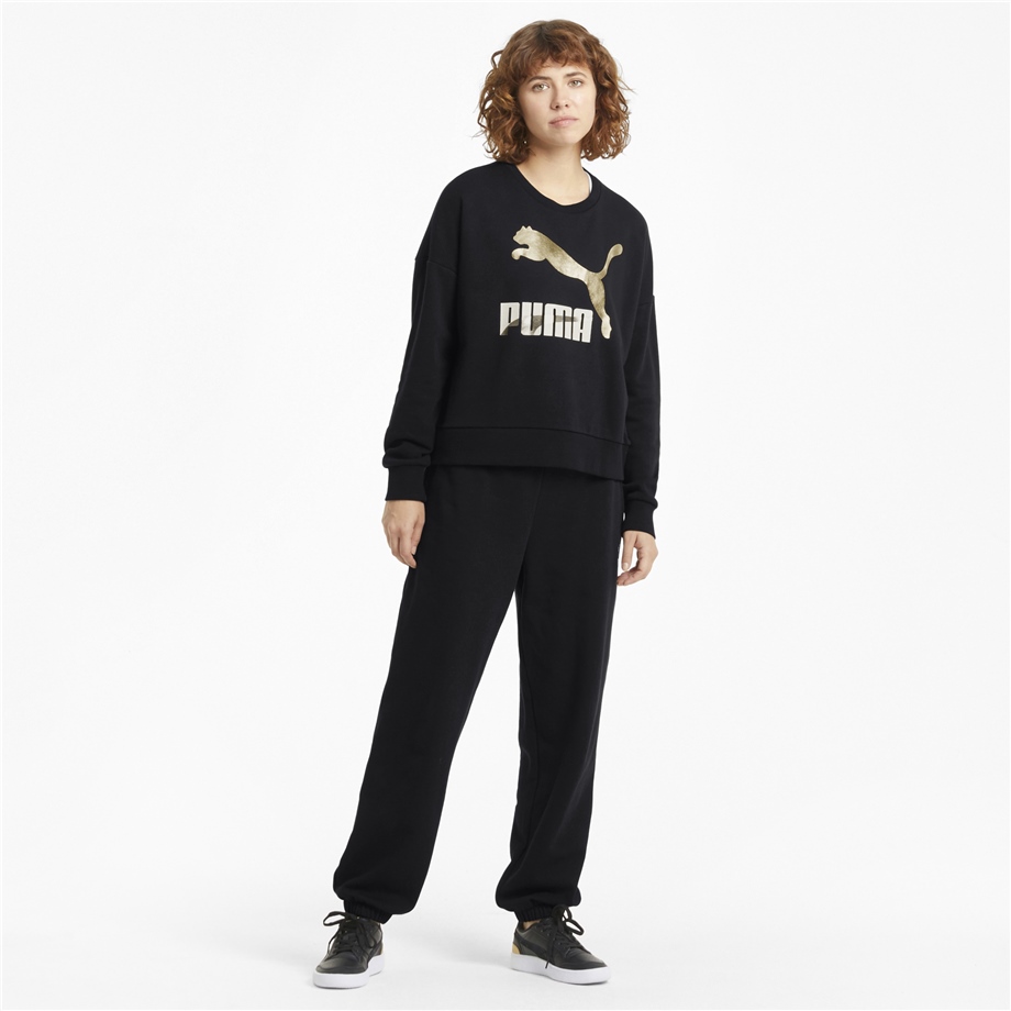 Classics Logo Crew Puma Black-metallic