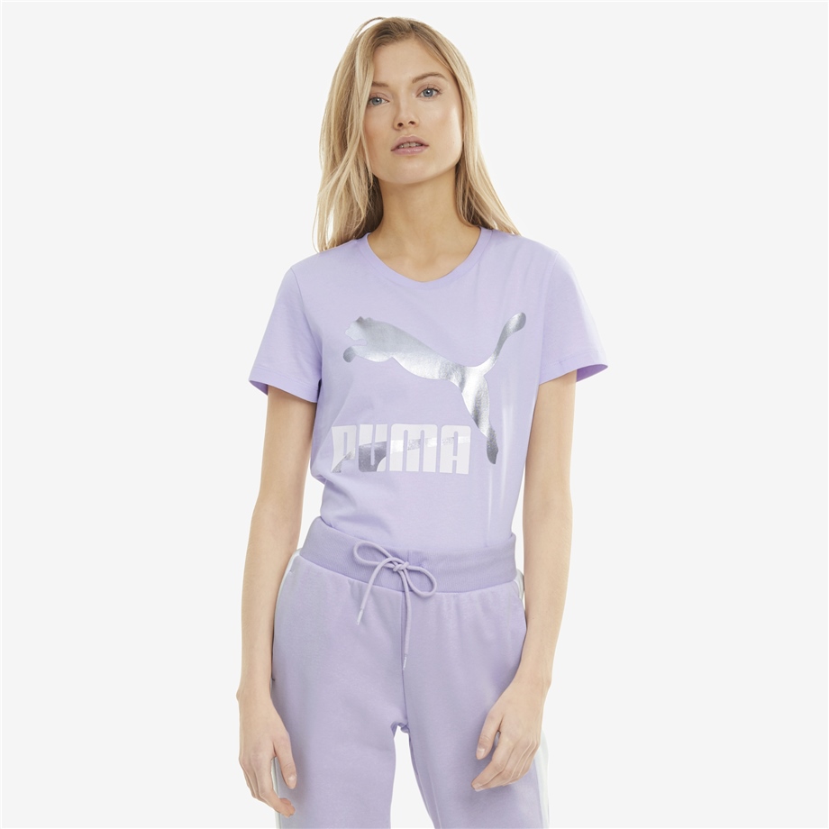 Classics Logo Tee (s) Light Lavender-met