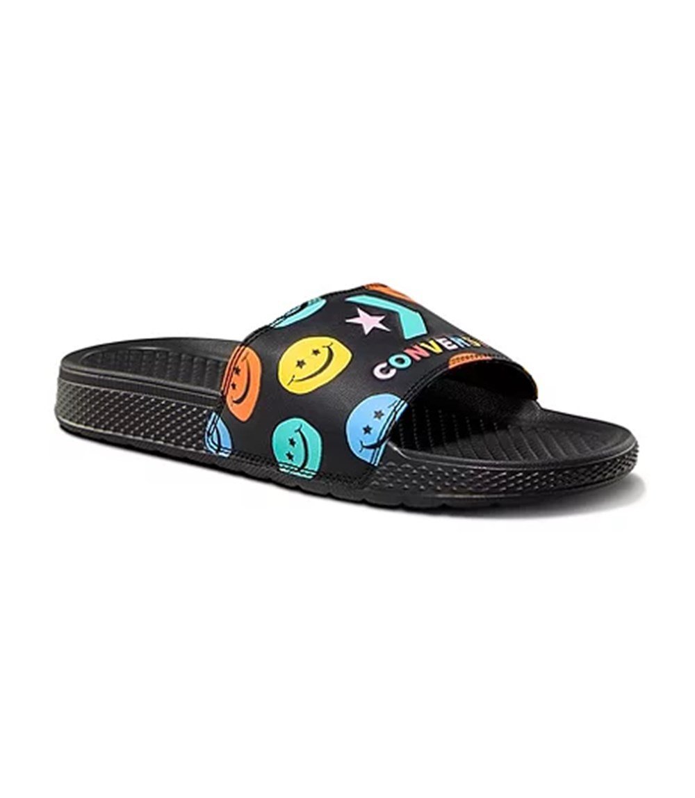 Converse All Star Slide Much Love Graphic Kadın Siyah Günlük Terlik - 172802C
