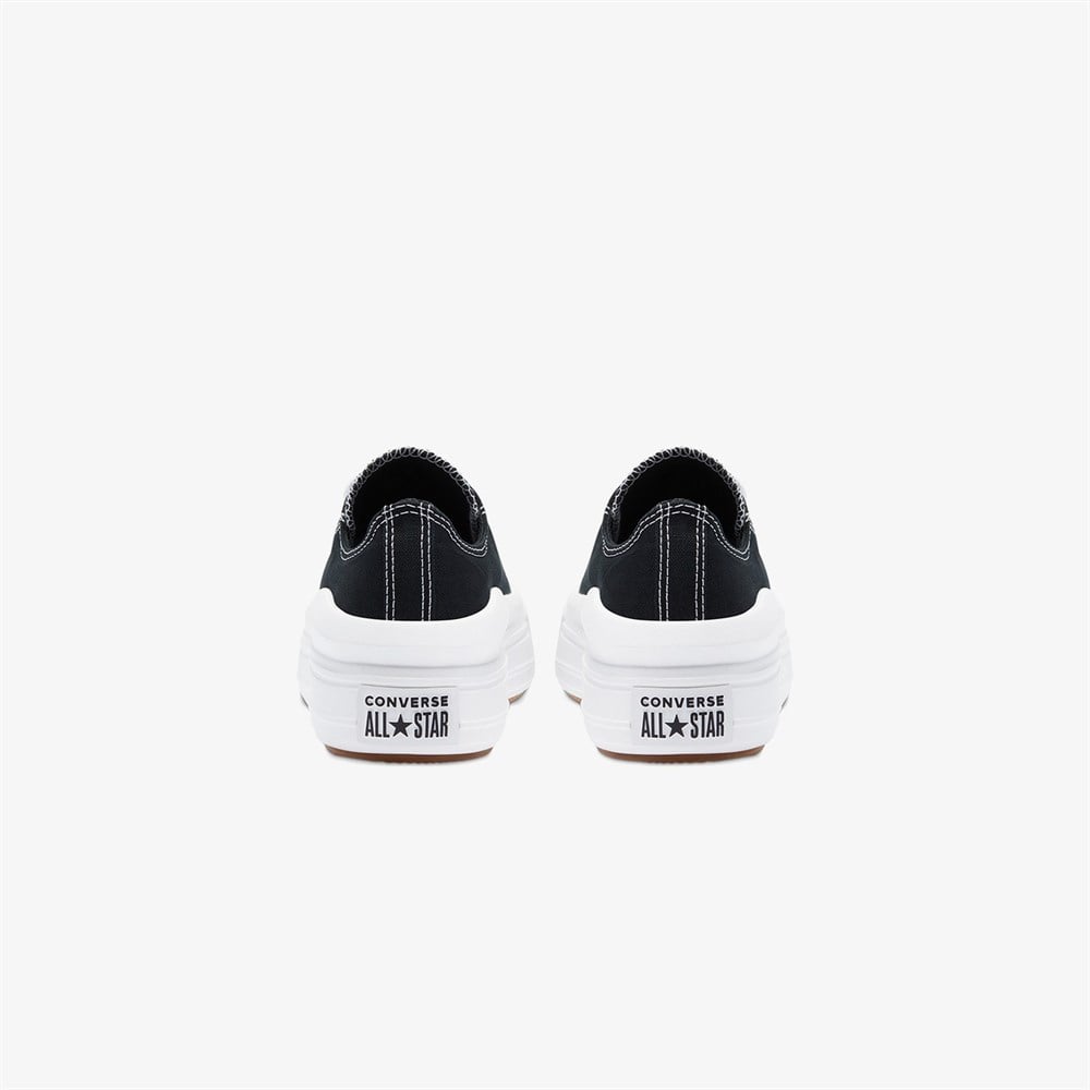 Converse Chuck Taylor All Star Move Canvas Platform Kadın Siyah Günlük Spor Ayakkabı - 570256C