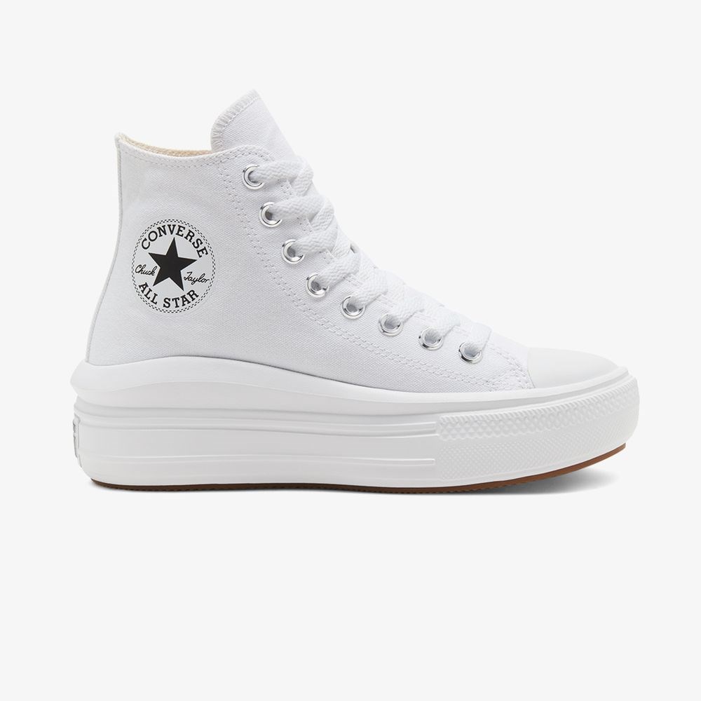 Converse Chuck Taylor All Star Move Platform Kadın Beyaz Günlük Spor Ayakkabı - 568498C