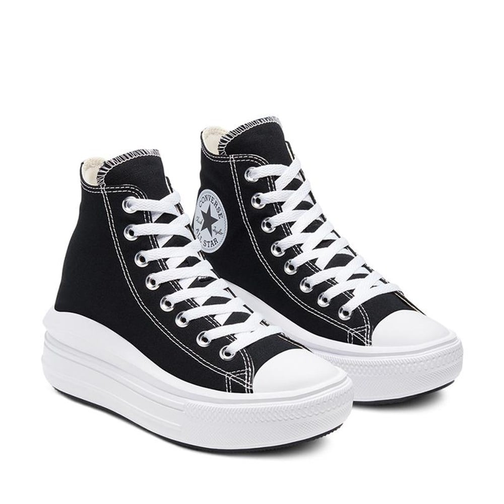 Converse Chuck Taylor All Star Move Platform Kadın Siyah Günlük Spor Ayakkabı - 568497C