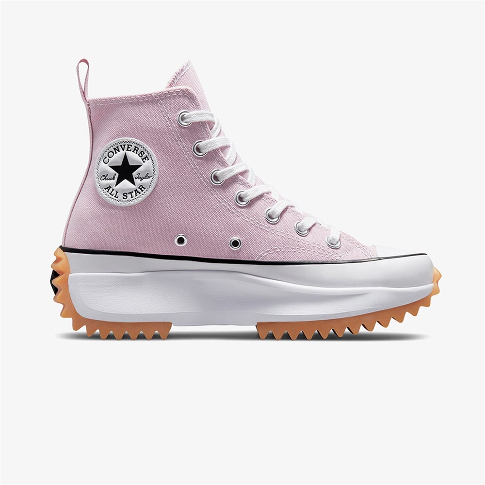 Converse Run Star Hike Canvas Platform Kadın Pembe Günlük Spor Ayakkabı - 171668C