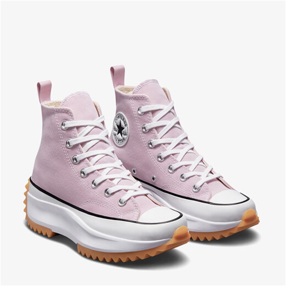 Converse Run Star Hike Canvas Platform Kadın Pembe Günlük Spor Ayakkabı - 171668C