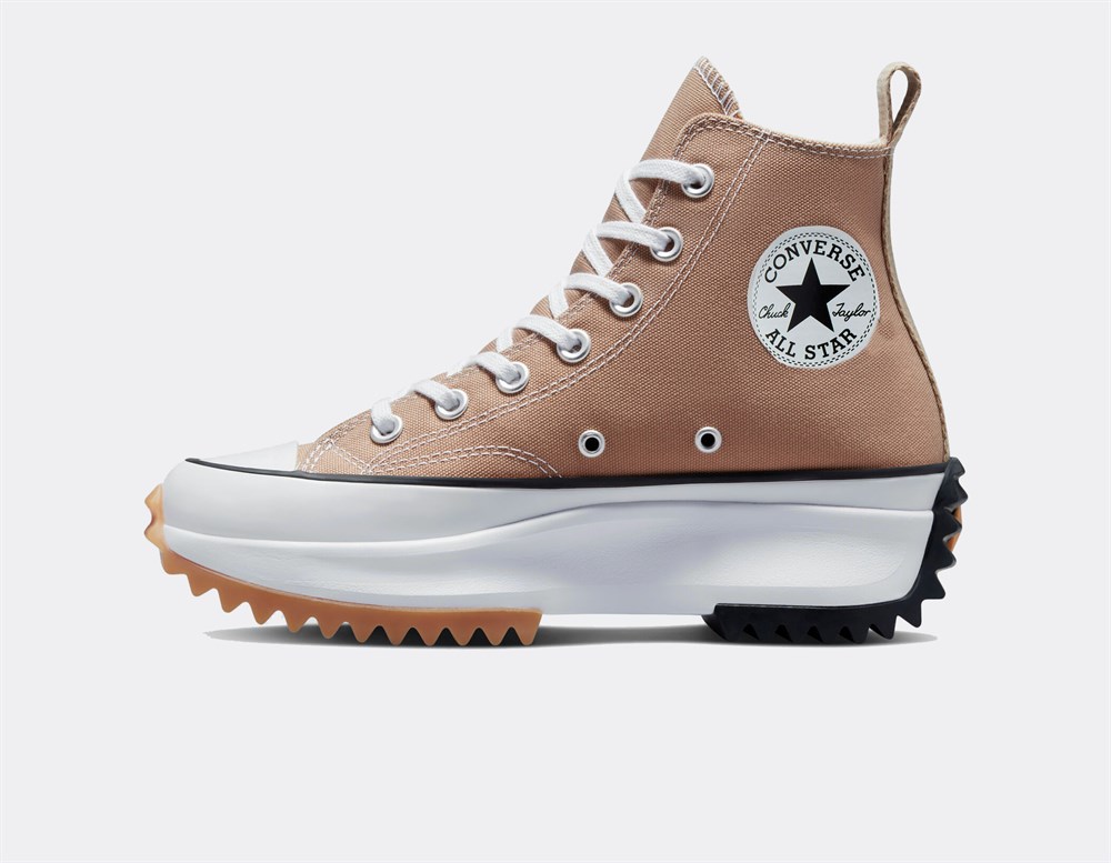 Converse Run Star Hike Recycled Polyester Platform Kadın Sarı Günlük Spor Ayakkabı - 172727C