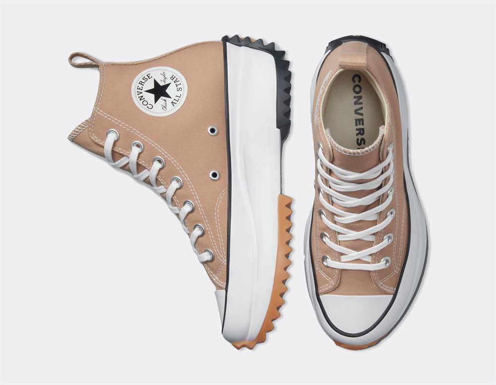 Converse Run Star Hike Recycled Polyester Platform Kadın Sarı Günlük Spor Ayakkabı - 172727C