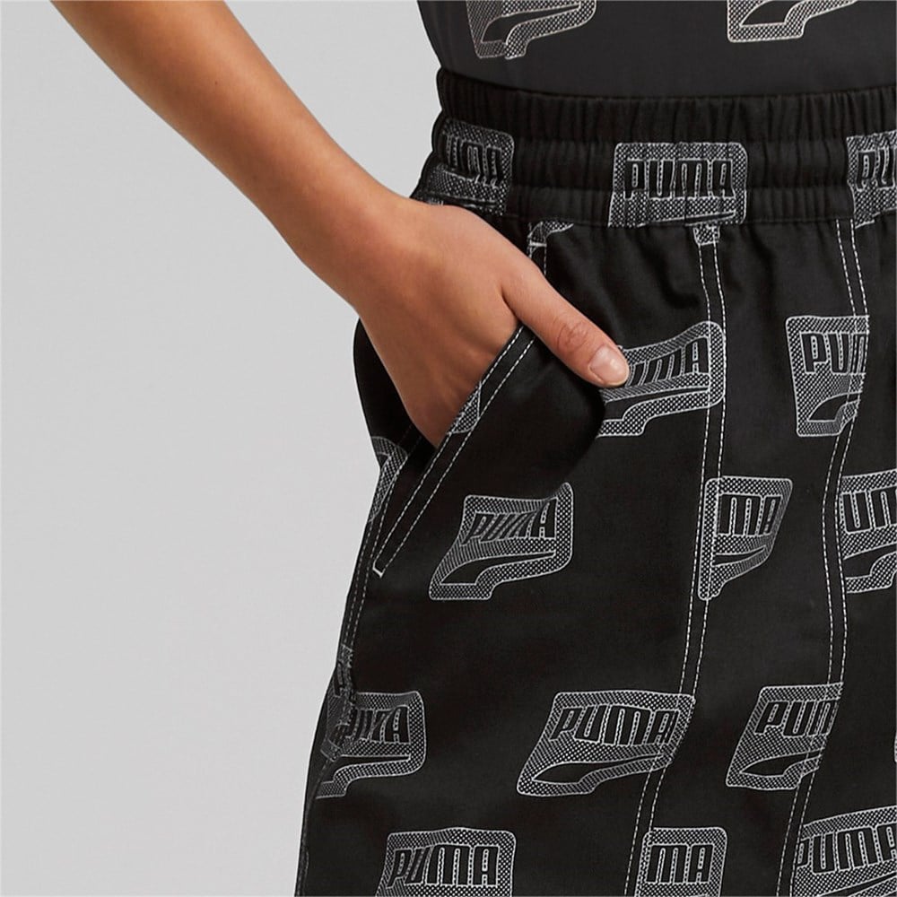Downtown Aop Mini Skirt