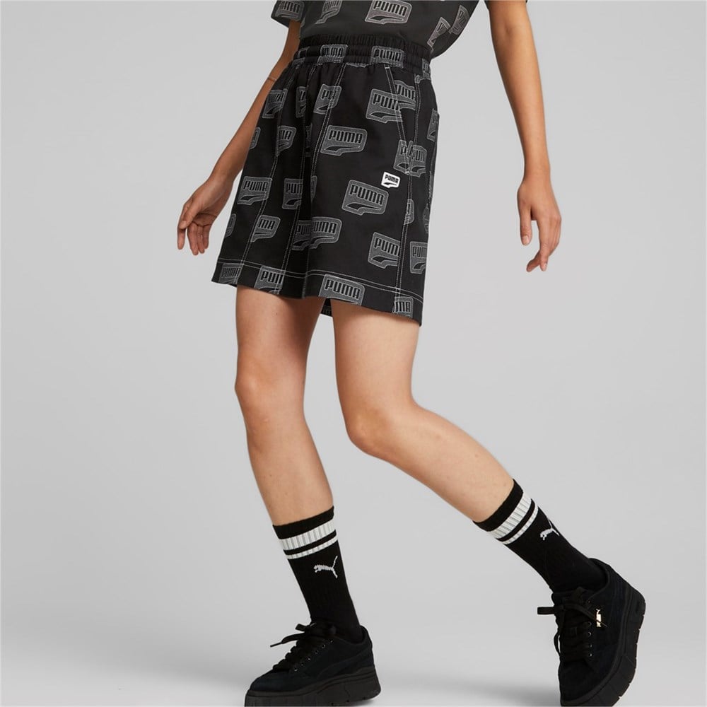 Downtown Aop Mini Skirt