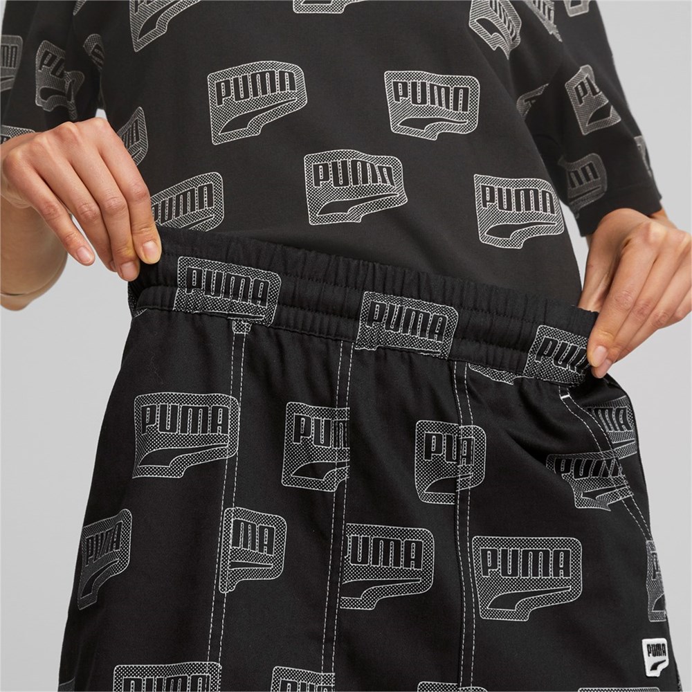 Downtown Aop Mini Skirt