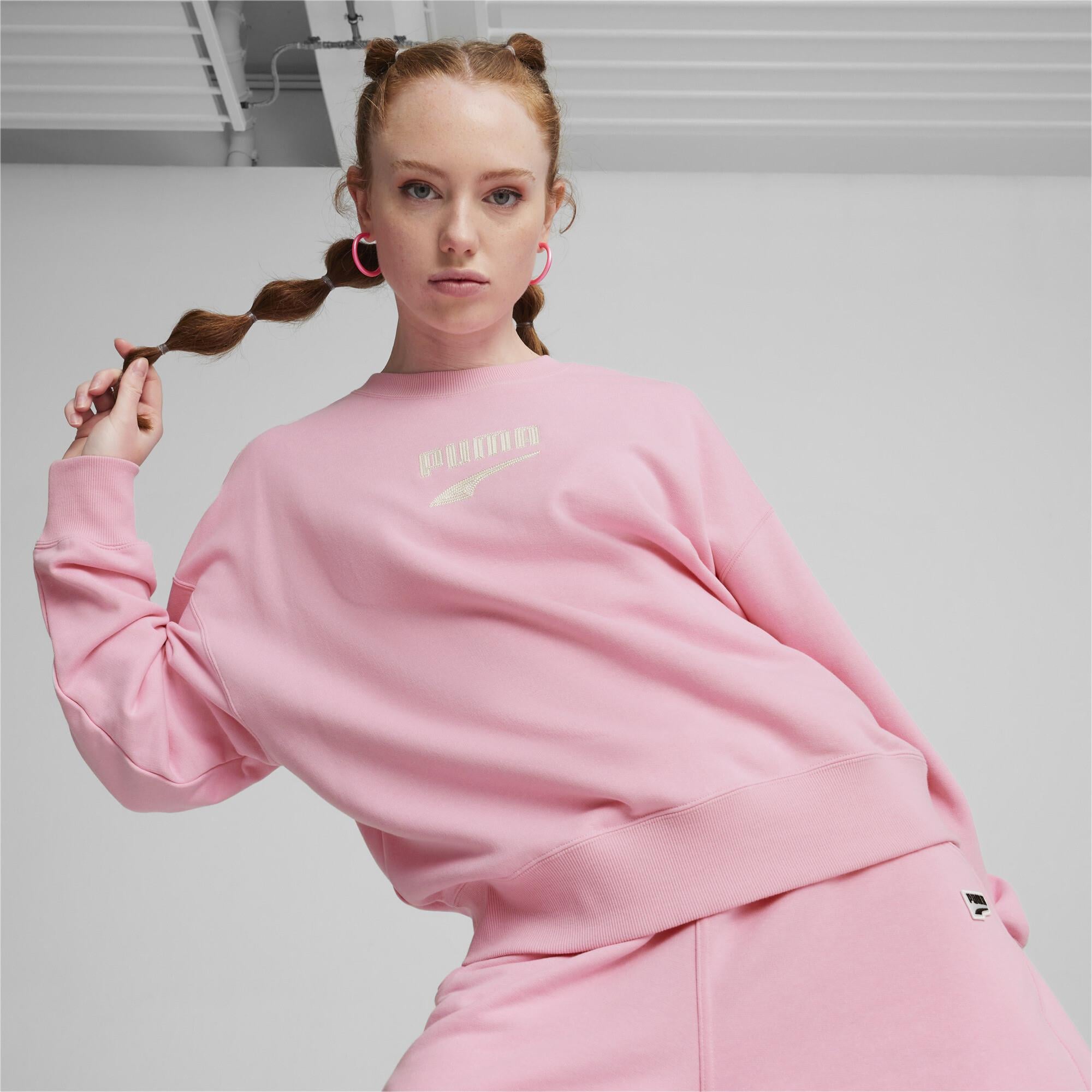 Downtown Oversized Crew Kadın Sweatshirt