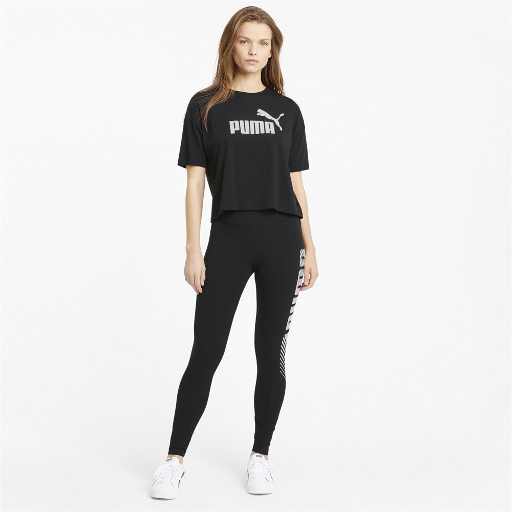 Ess Cropped Logo Tee