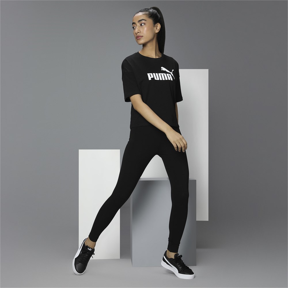 Ess Cropped Logo Tee