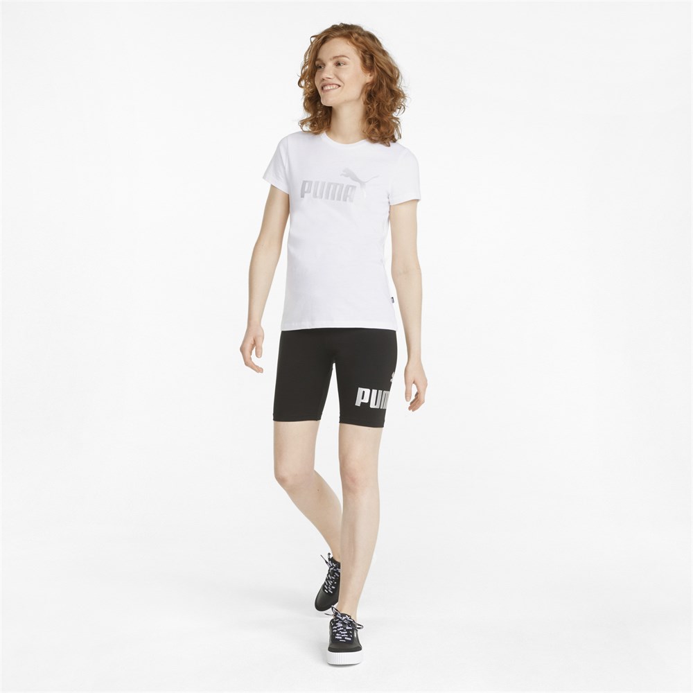 Ess+ Metallic Logo Tee