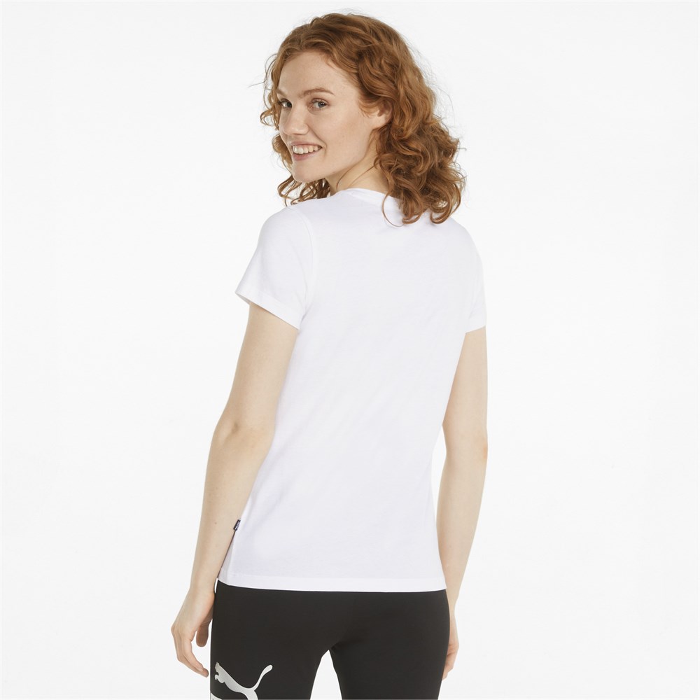 Ess+ Metallic Logo Tee