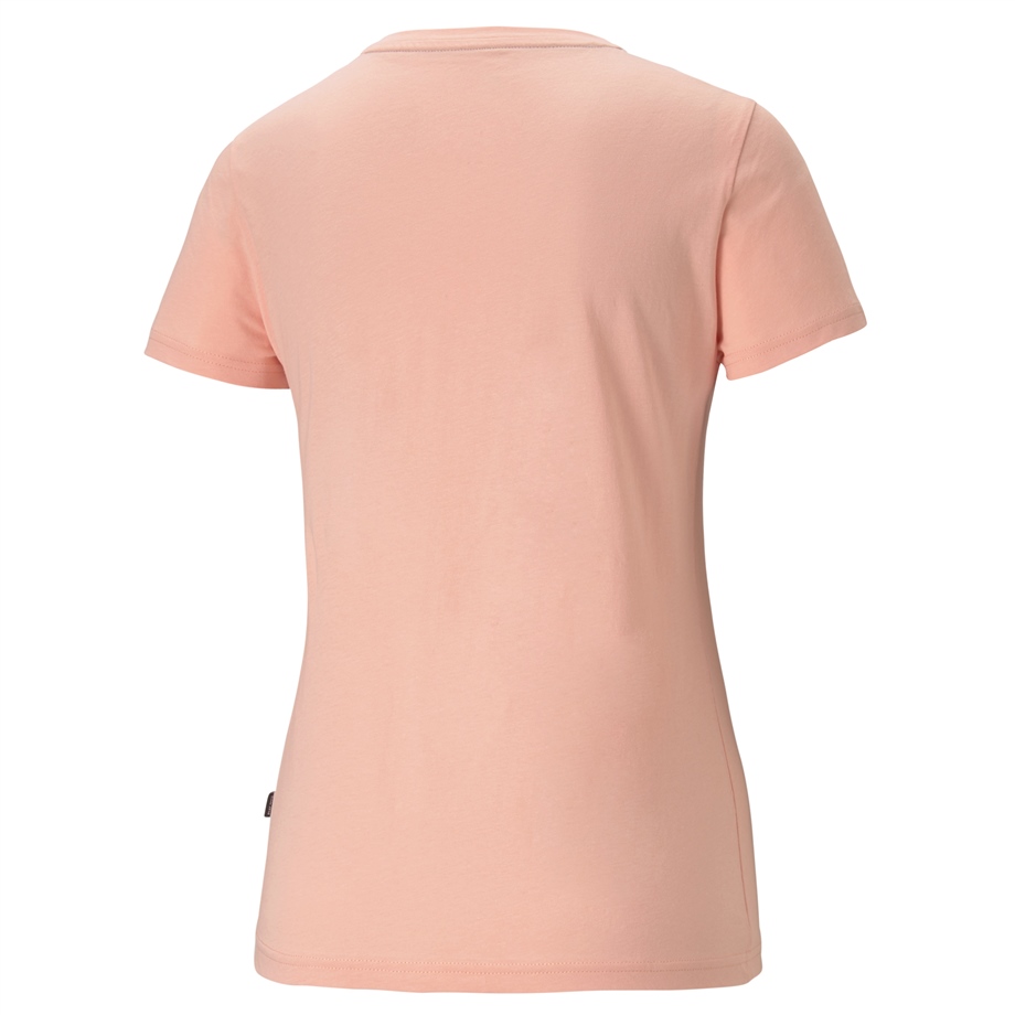 ESS+ Metallic Logo Tee Apricot Blush-Sil