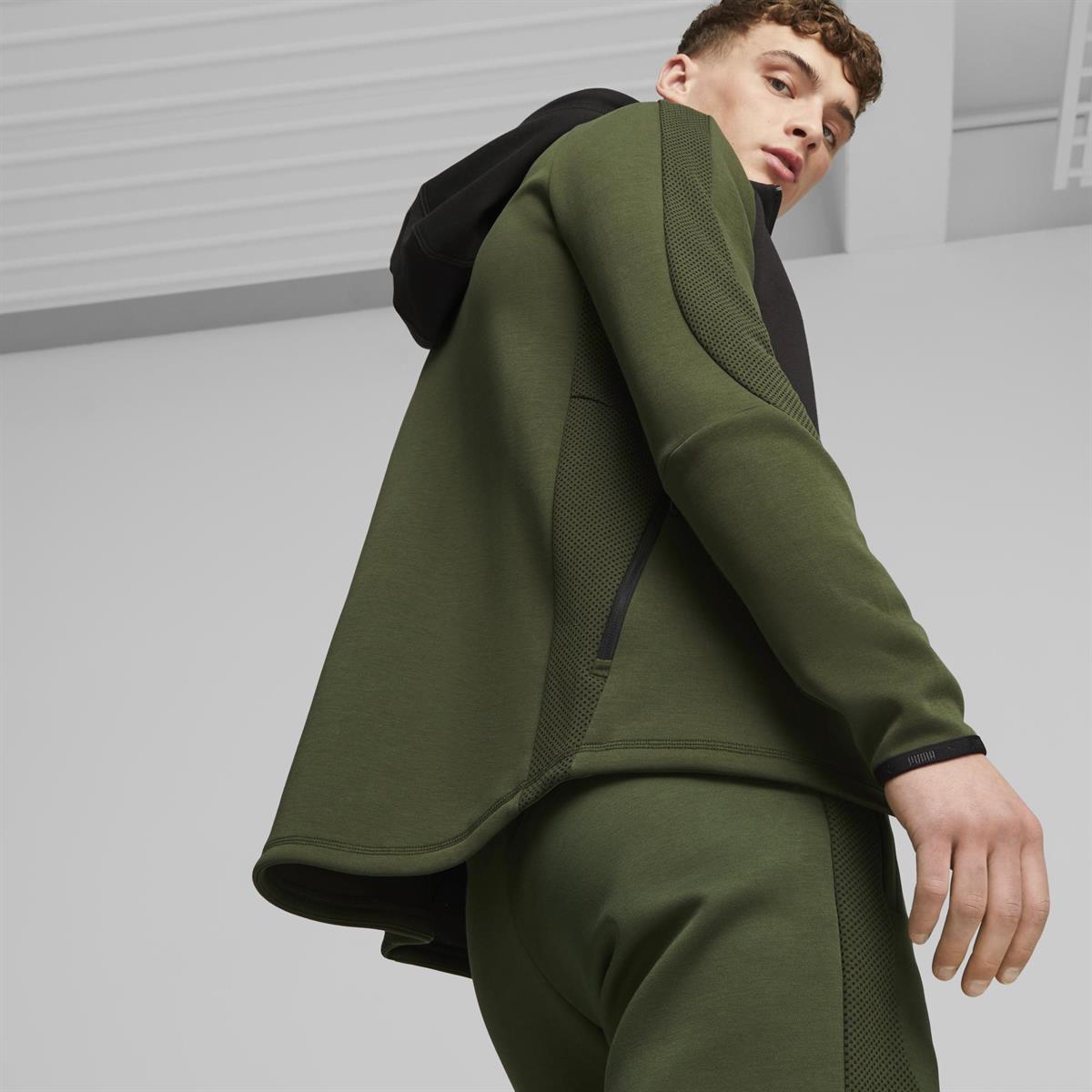 Evostripe Full-Zip Hoodie Dk Erkek Ceket