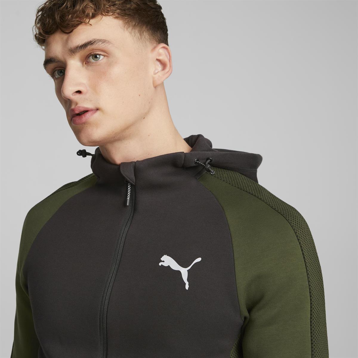 Evostripe Full-Zip Hoodie Dk Erkek Ceket