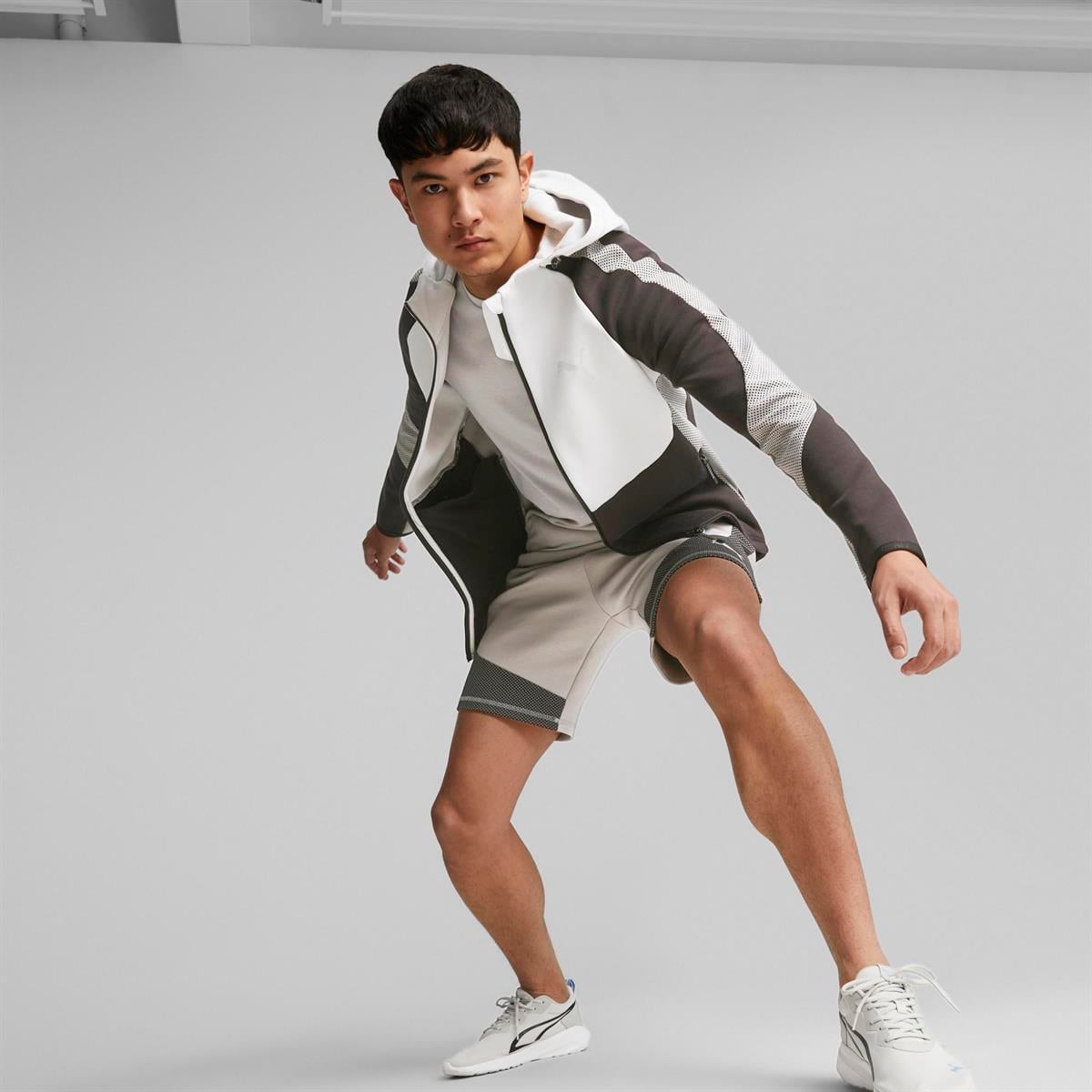Evostripe Full-Zip Hoodie Dk Erkek Ceket