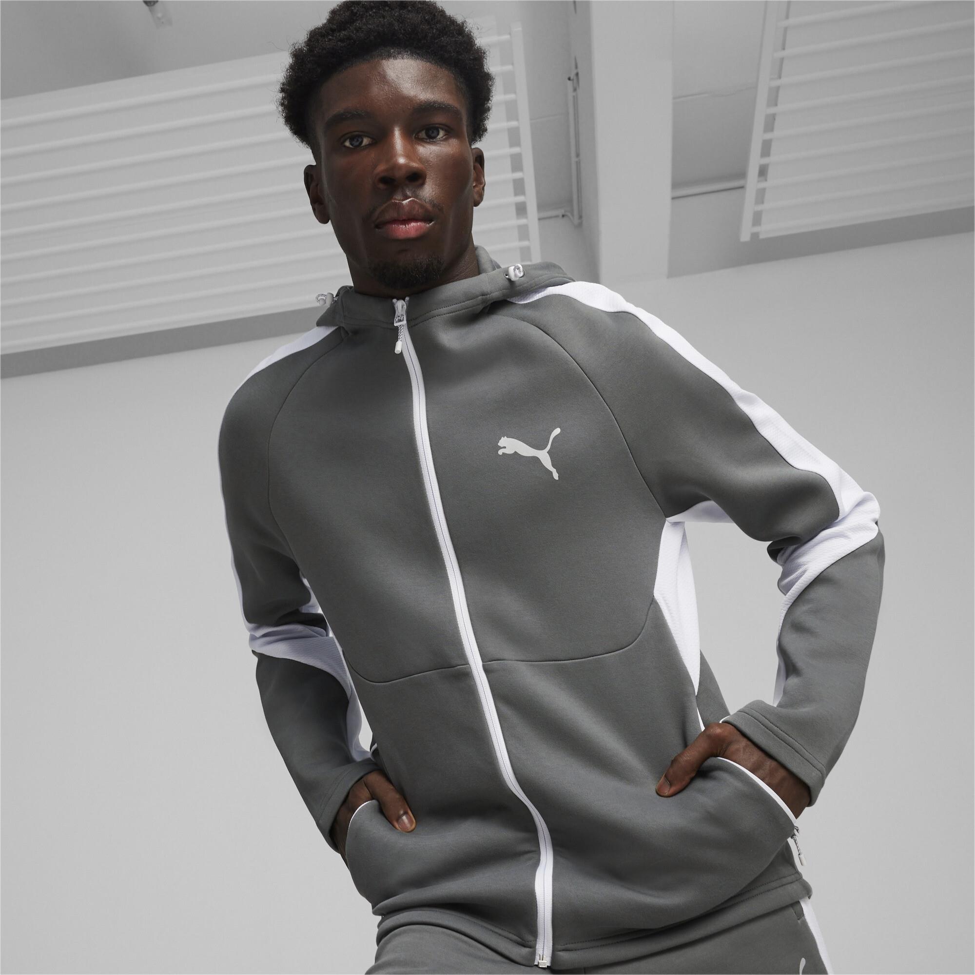 Evostripe Full-Zip Hoodie Erkek Sweatshirt