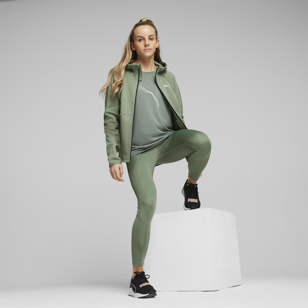 Evostripe Full-Zip Hoodie Kadın Sweatshirt