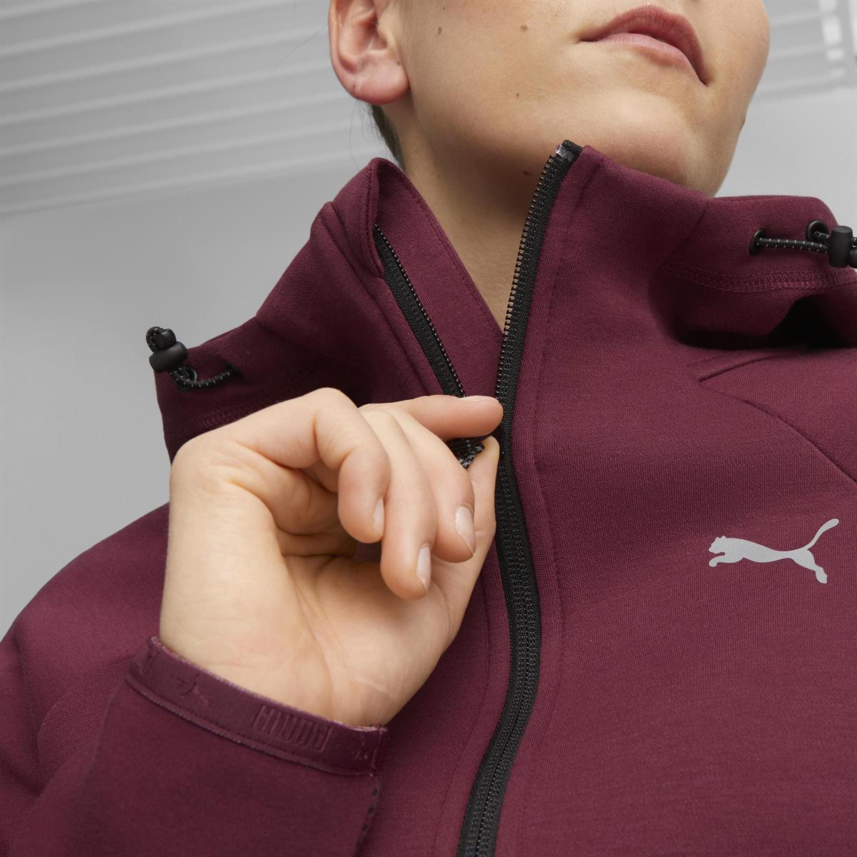 Evostripe Full-Zip Hoodie Kadın Sweatshirt