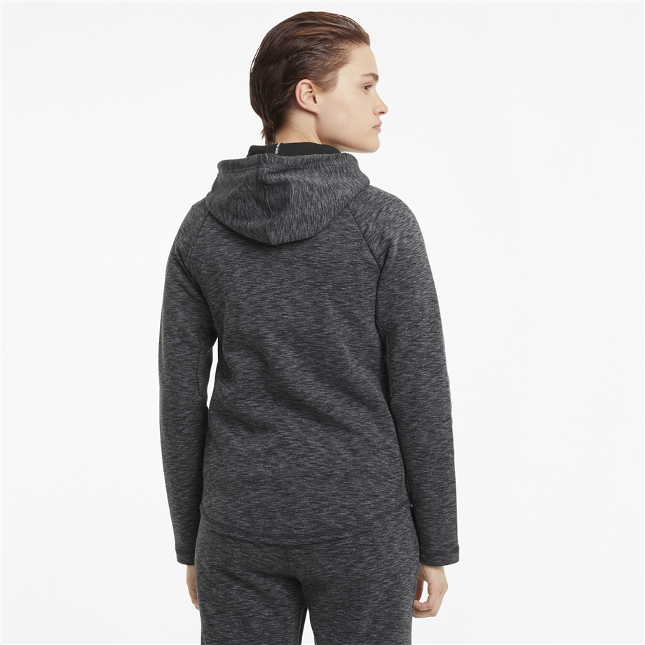 Evostripe Full-Zip Hoodie Puma Black-Hea