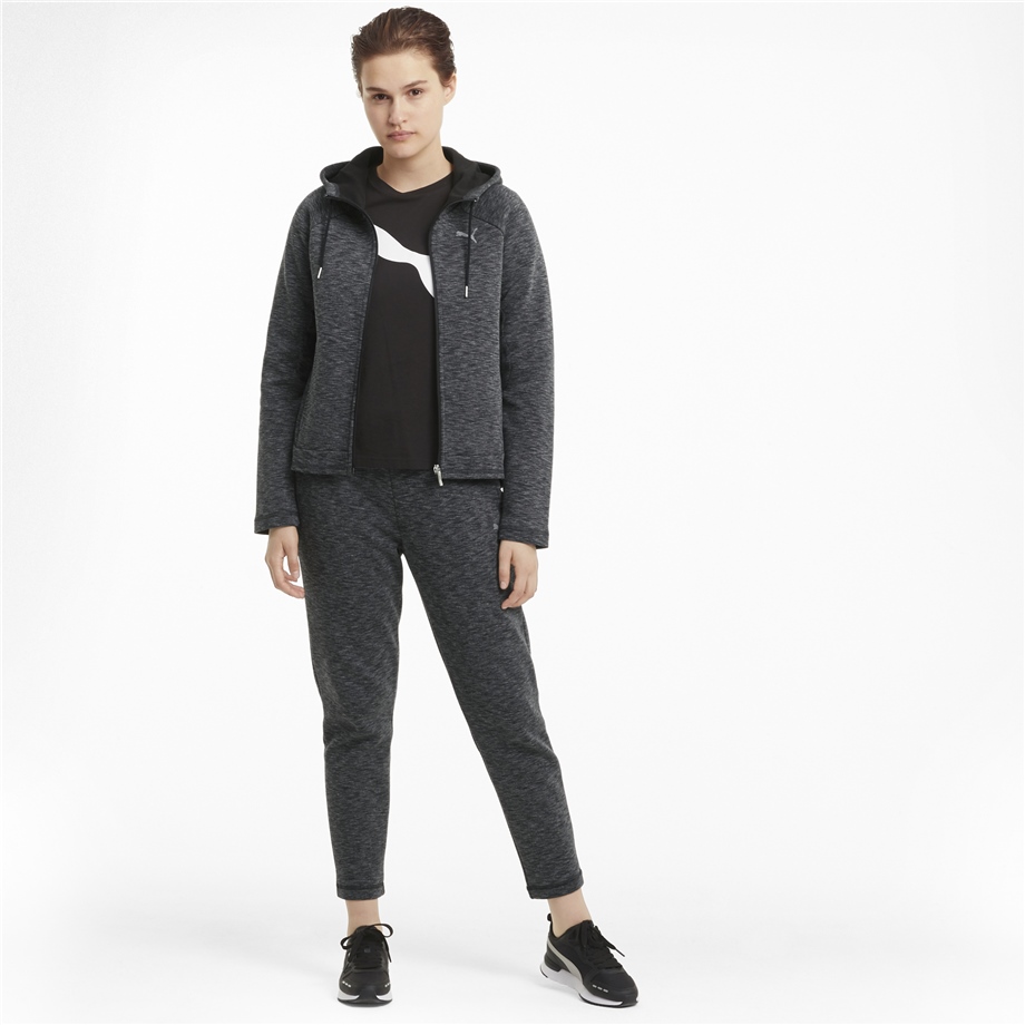Evostripe Full-Zip Hoodie Puma Black-Hea
