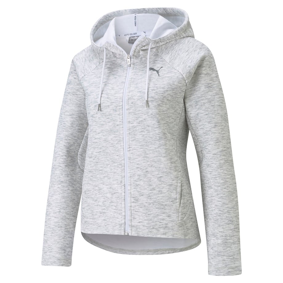 Evostripe Full-Zip Hoodie Puma White-Hea