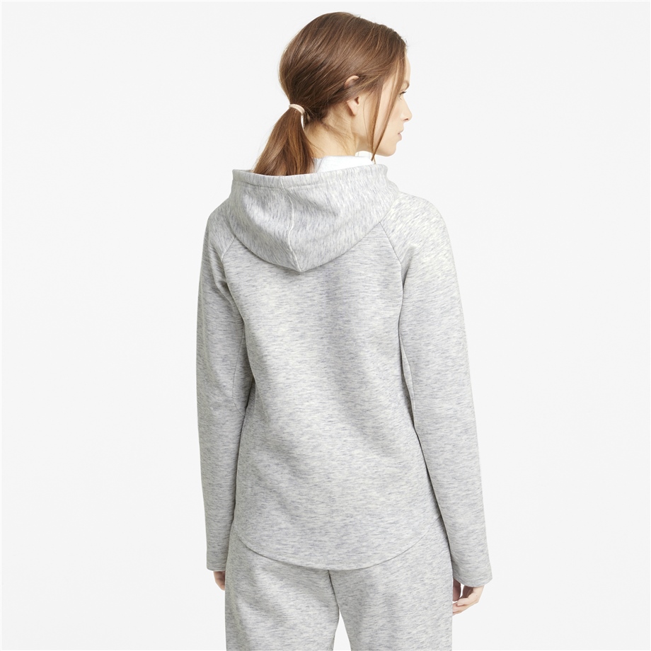 Evostripe Full-Zip Hoodie Puma White-Hea