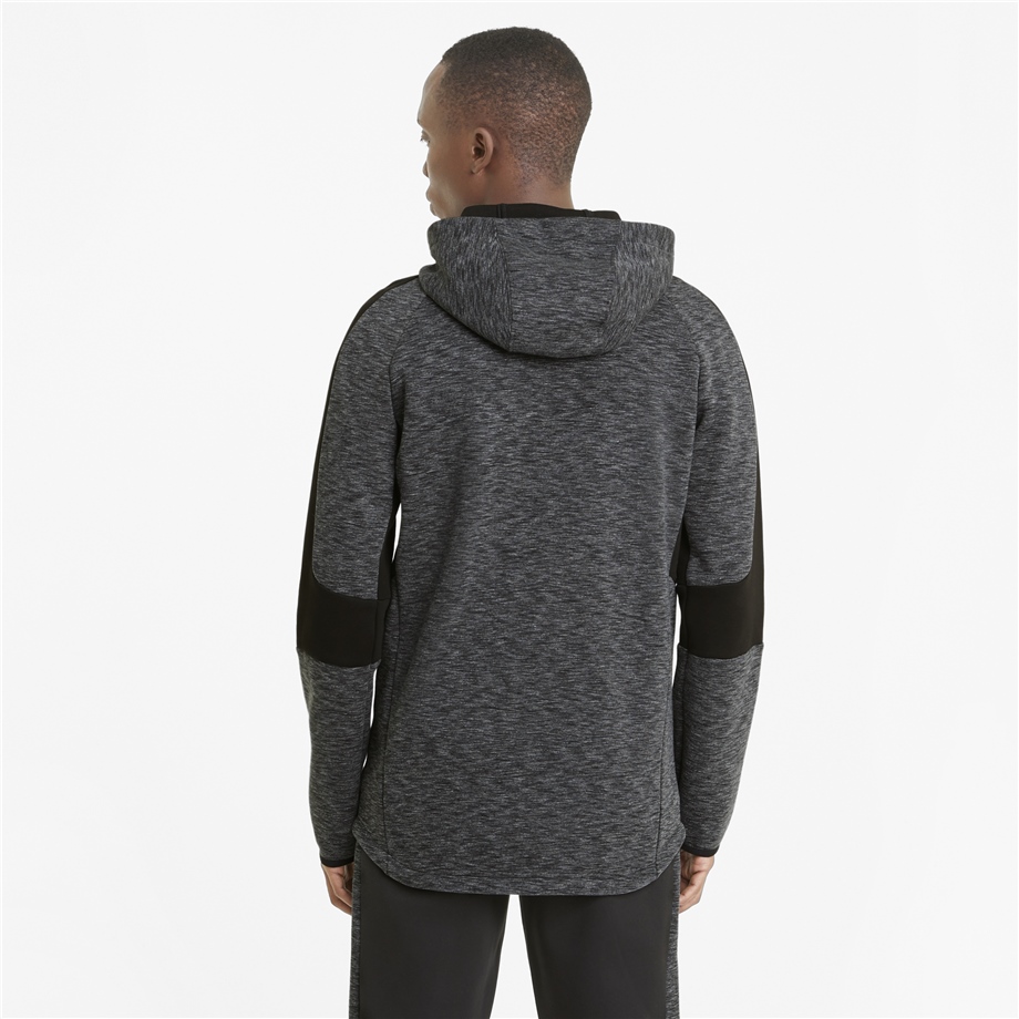EVOSTRIPE FZ Hoodie Puma Black