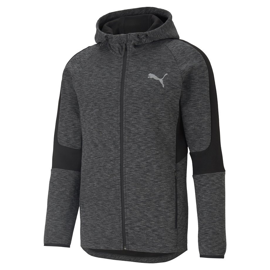 EVOSTRIPE FZ Hoodie Puma Black