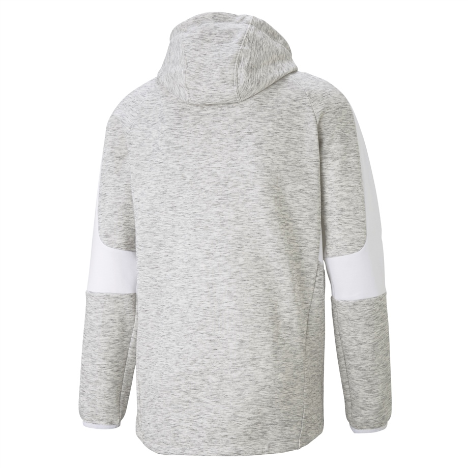 EVOSTRIPE FZ Hoodie Puma White