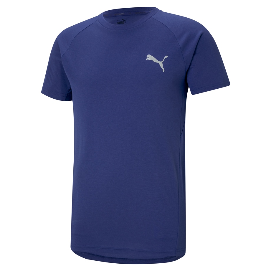 EVOSTRIPE Tee Elektro Blue