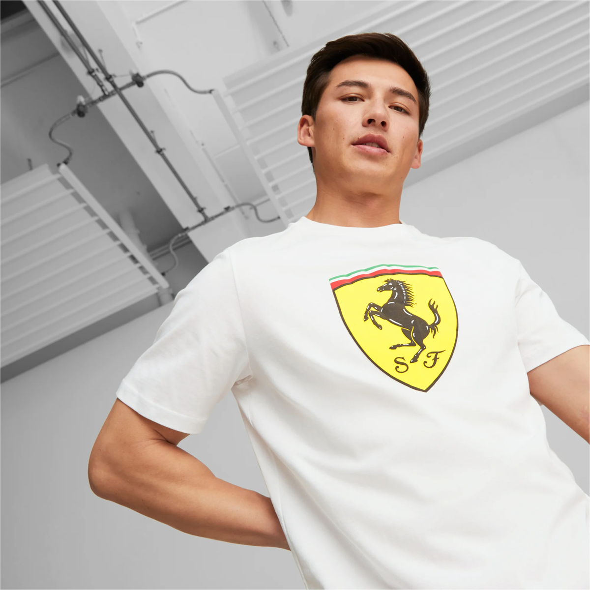 Ferrari Race Big Shield Tee