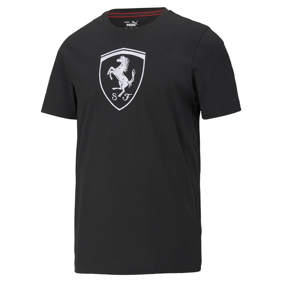Ferrari Race Big Shield Tee+ Puma Black