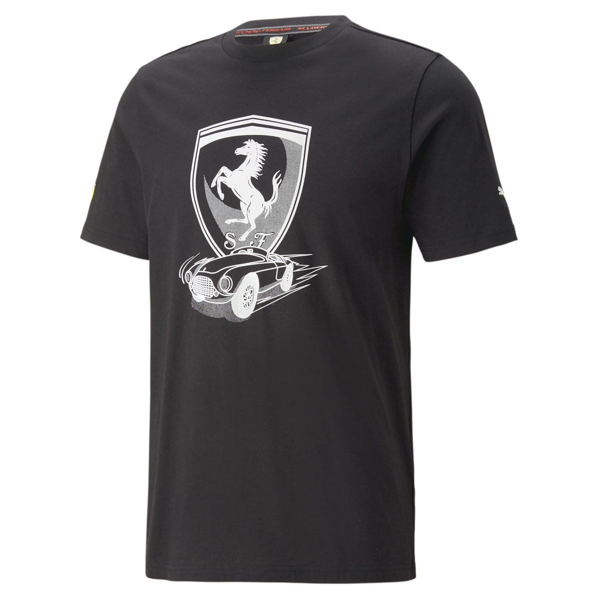 Ferrari Race Big Shield Tee Tonal