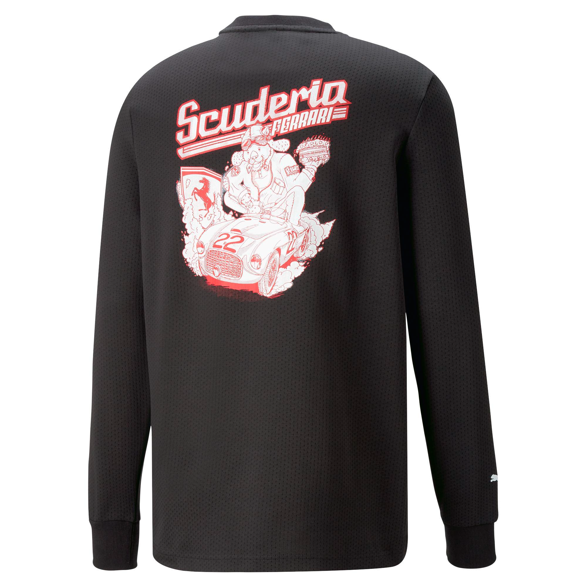 Ferrari Race Graphic Crew Erkek Sweatshirt