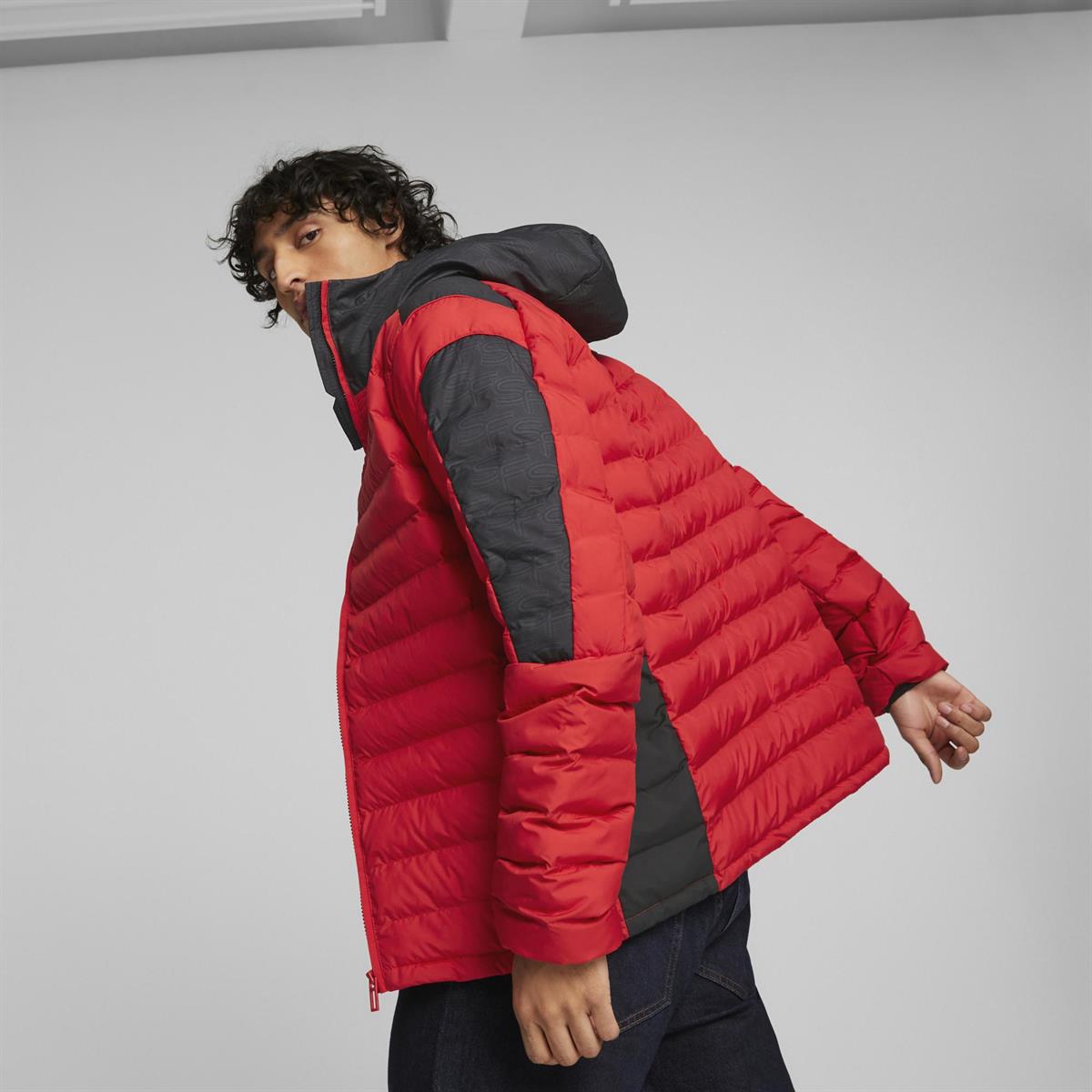 Ferrari Race Mt7 Ecolite Padded Jacket Erkek Mont