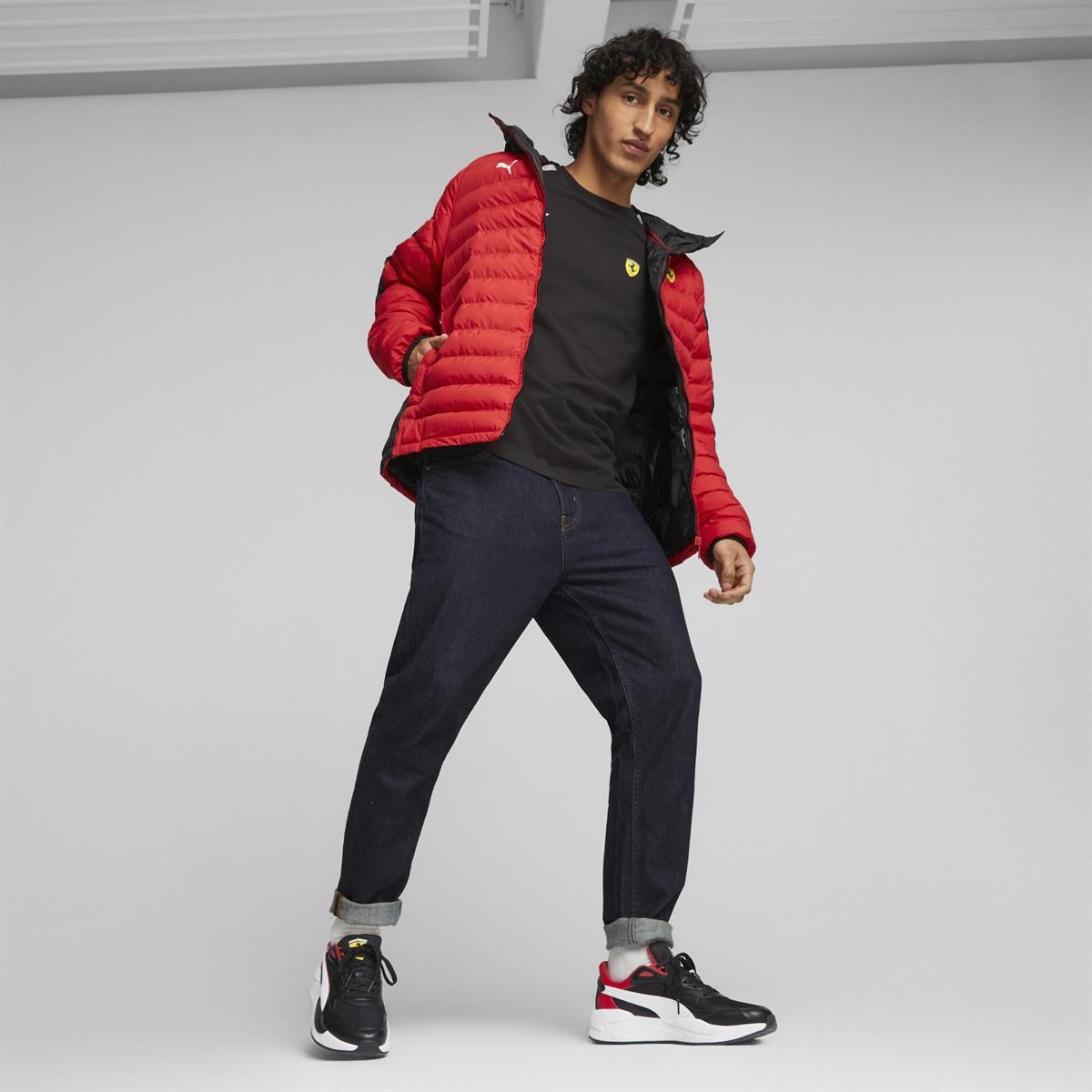 Ferrari Race Mt7 Ecolite Padded Jacket Erkek Mont