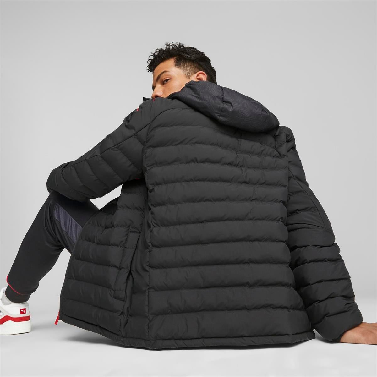 Ferrari Race Mt7 Ecolite Padded Jacket Erkek Mont