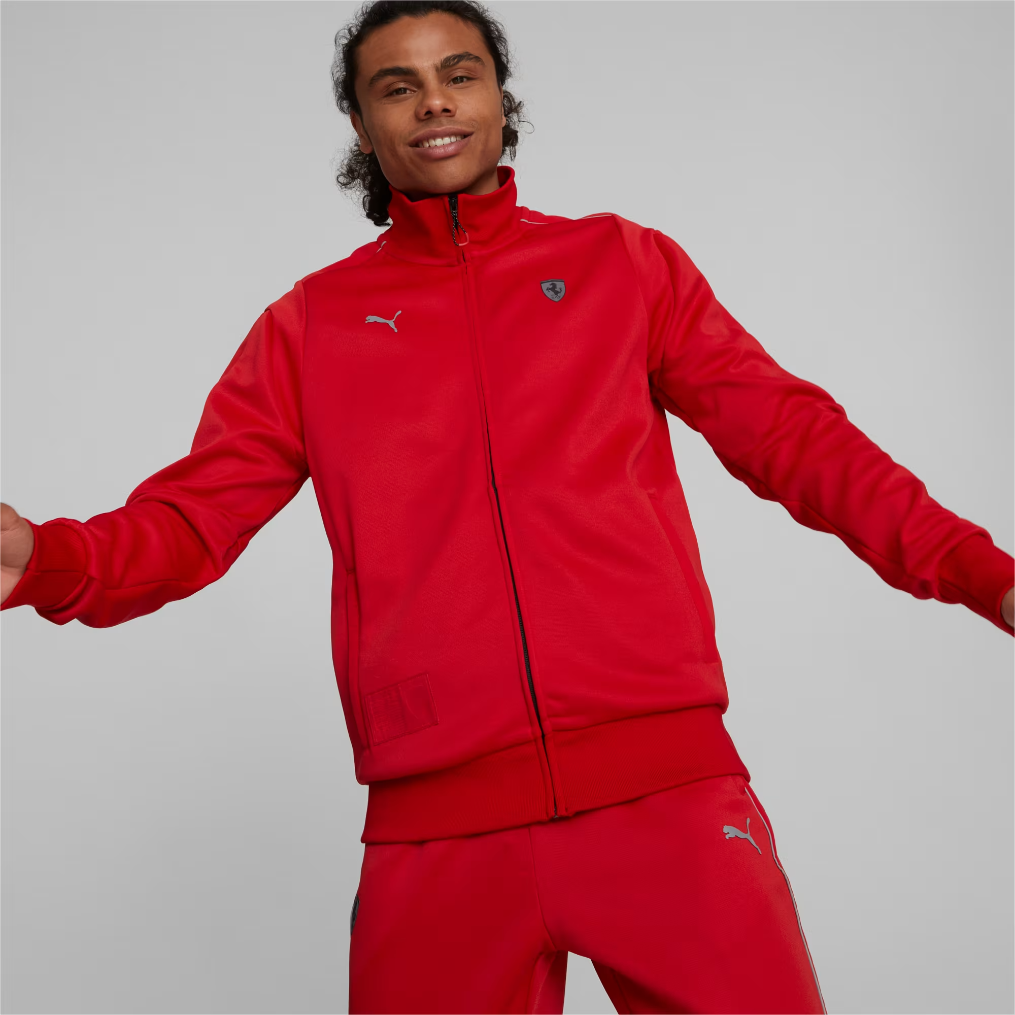 Ferrari Style Mt7 Track Jacket Erkek Ceket