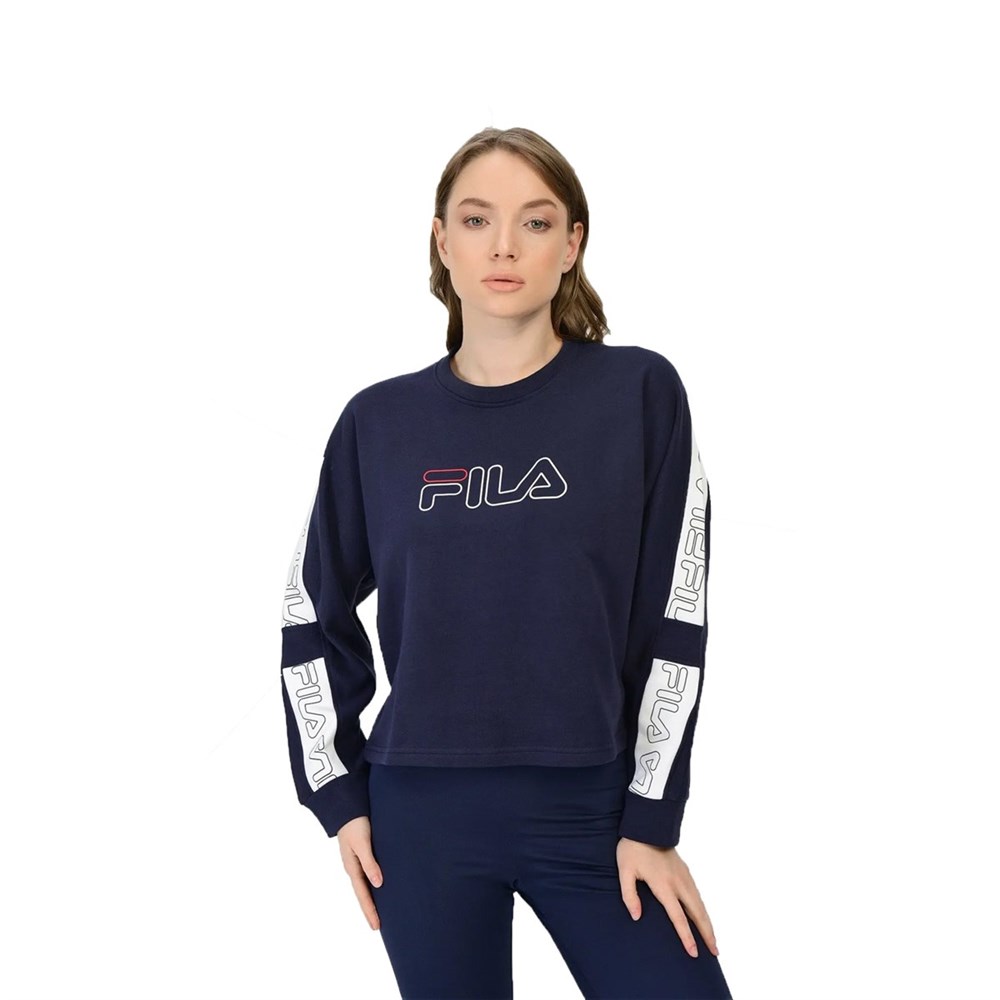 Fila Women Laura Crew Sweat Kadın Sweatshirts - 683070_G13