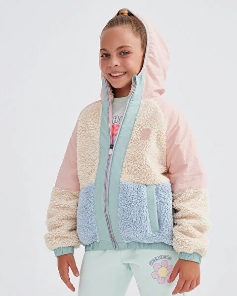 G Outdoor Fleece Full Zip Sherpa Çocuk Sweatshirt