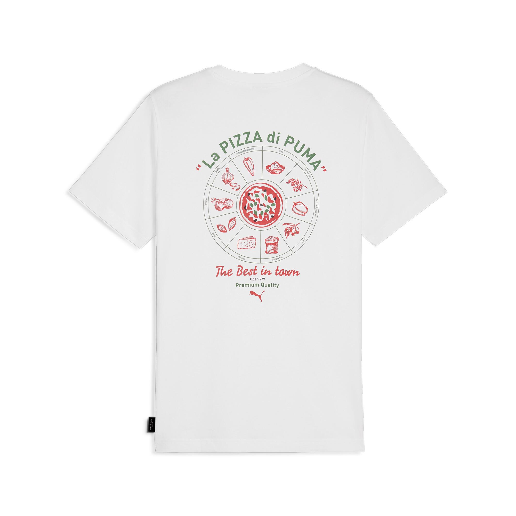 Graphics Puma Pizza Tee Erkek T-shirt